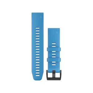 Bracelet Silicone Bleu Cyan QuickFit 22mm Fénix 5 / 5 Plus
