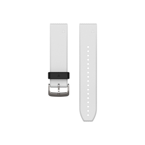 Bracelet Silicone blanc QuickFit 22mm Fénix 5 / 5 Plus