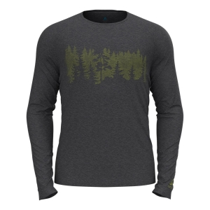 T-Shirt Long Sleeve Crew Neck Concord Plus Forest PR