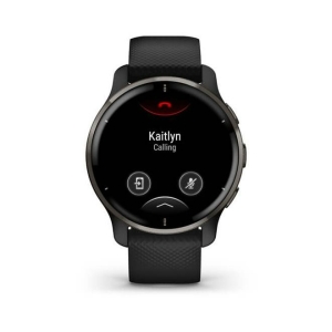 Venu 2 Plus Gray Avec (Bracelet Silicone Noir)
