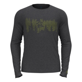 T-Shirt Long Sleeve Crew Neck Concord Plus Forest PR