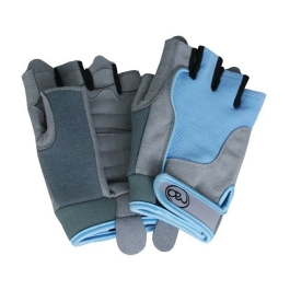 Womens Blue Cross Training Gloves Medium